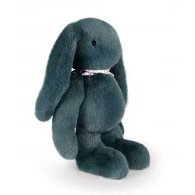 DOUDOU ET COMPAGNIE DOUDOU pluszowy królik Lapin Fleurette  50 cm zielony eukaliptusowy