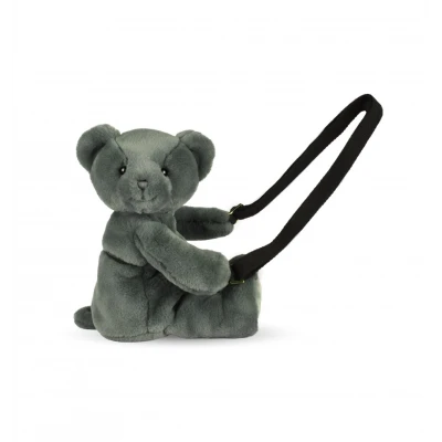 DOUDOU ET COMPAGNIE DOUDOU pluszowa torba na ramię miś  khaki