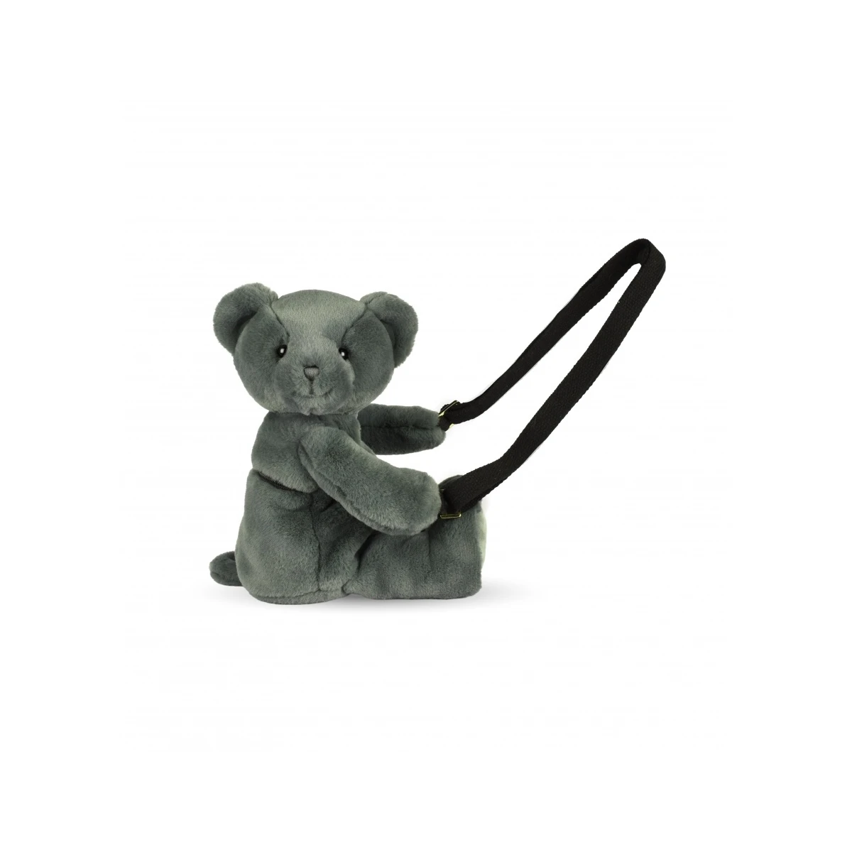 DOUDOU ET COMPAGNIE DOUDOU pluszowa torba na ramię miś  khaki