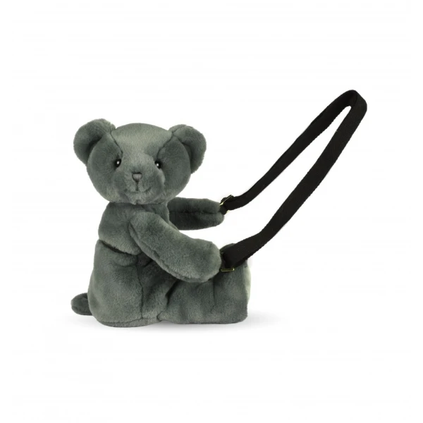 DOUDOU ET COMPAGNIE DOUDOU pluszowa torba na ramię miś  khaki