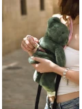 DOUDOU ET COMPAGNIE DOUDOU pluszowa torba na ramię miś  khaki