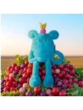 DOUDOU ET COMPAGNIE DOUDOU MIAM! Billie Radish 40 cm niebieska rzodkiewka
