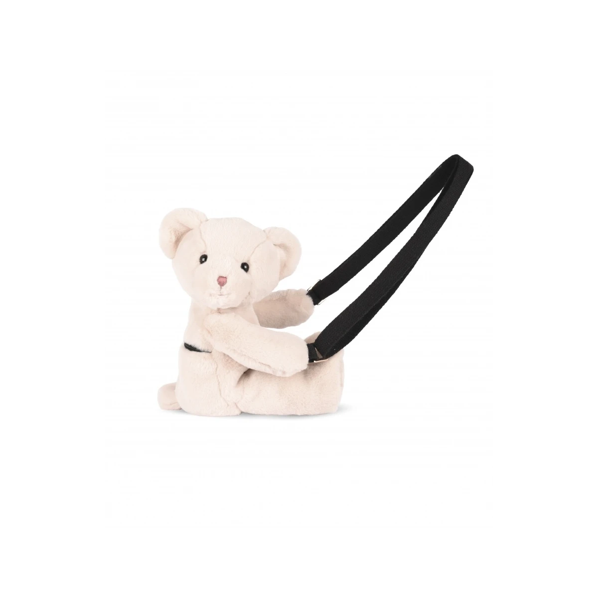 DOUDOU ET COMPAGNIE DOUDOU pluszowa torba na ramię miś  kość słoniowa