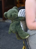 DOUDOU ET COMPAGNIE DOUDOU pluszowa torba na ramię miś  khaki