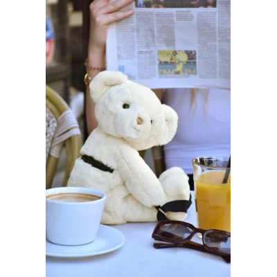 DOUDOU ET COMPAGNIE DOUDOU pluszowa torba na ramię miś  kość słoniowa
