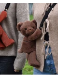 DOUDOU ET COMPAGNIE DOUDOU pluszowa torba na ramię miś  brązowy