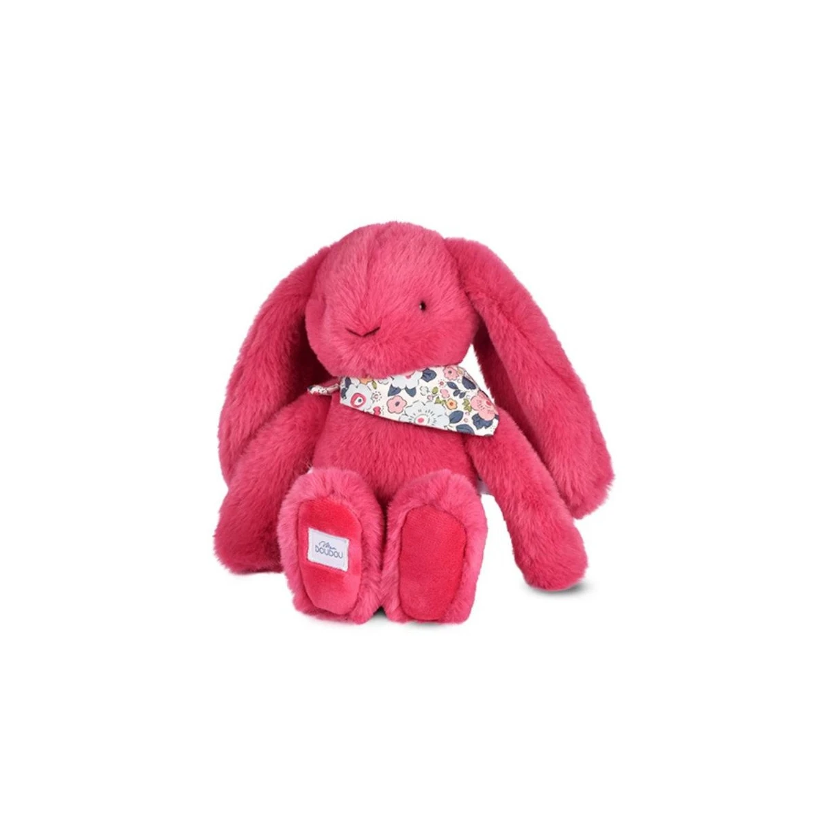 DOUDOU ET COMPAGNIE DOUDOU pluszowy królik Lapin Fleurette  25 cm fuksja