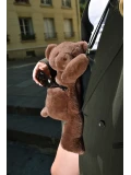 DOUDOU ET COMPAGNIE DOUDOU pluszowa torba na ramię miś  brązowy