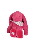 DOUDOU ET COMPAGNIE DOUDOU pluszowy królik Lapin Fleurette  35 cm fuksja