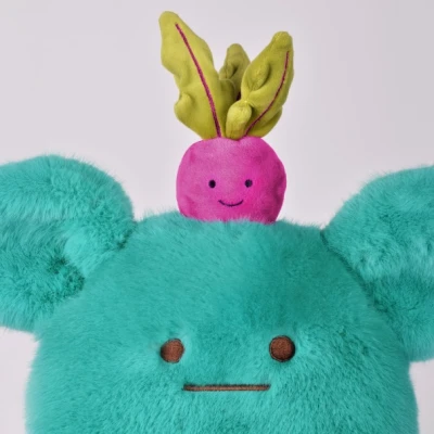 DOUDOU ET COMPAGNIE DOUDOU MIAM! Billie Radish 60 cm niebieska rzodkiewka
