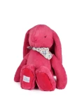 DOUDOU ET COMPAGNIE DOUDOU pluszowy królik Lapin Fleurette  50 cm fuksja