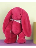 DOUDOU ET COMPAGNIE DOUDOU pluszowy królik Lapin Fleurette  50 cm fuksja
