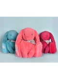 DOUDOU ET COMPAGNIE DOUDOU pluszowy królik Lapin Fleurette  50 cm fuksja
