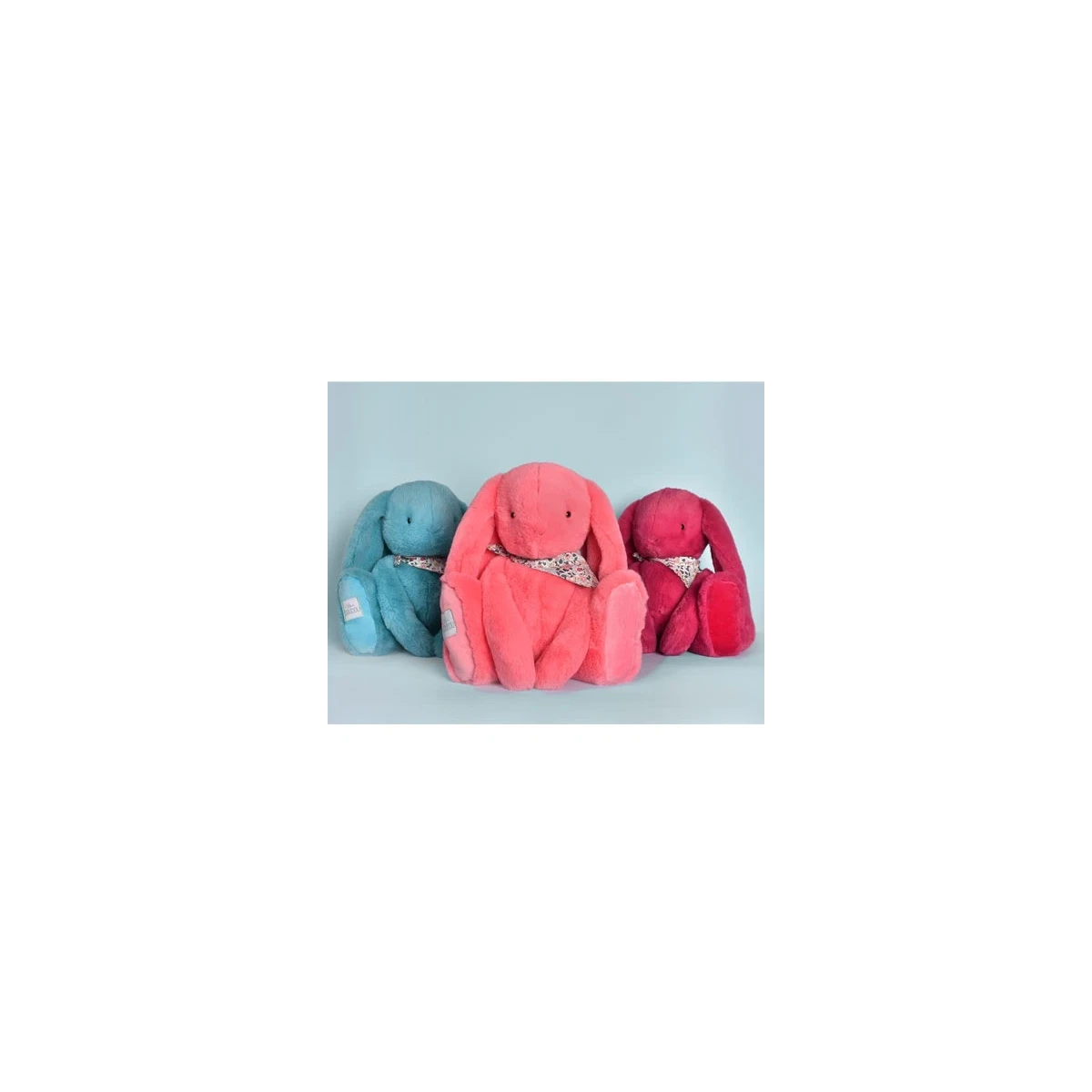 DOUDOU ET COMPAGNIE DOUDOU pluszowy królik Lapin Fleurette  50 cm fuksja