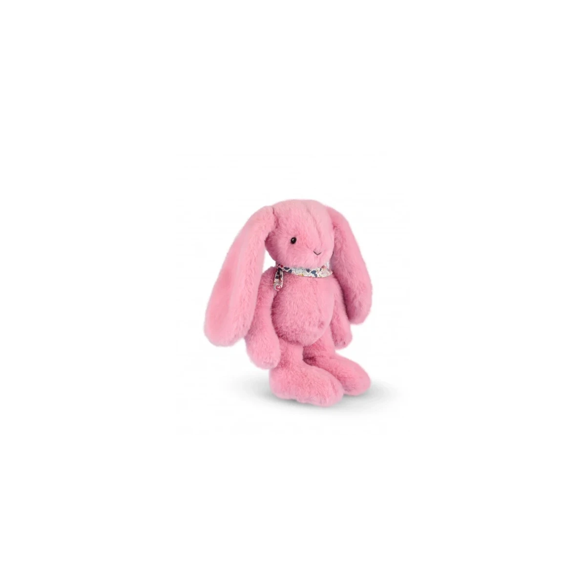 DOUDOU ET COMPAGNIE DOUDOU pluszowy królik Lapin Fleurette  35 cm różowy grenadine