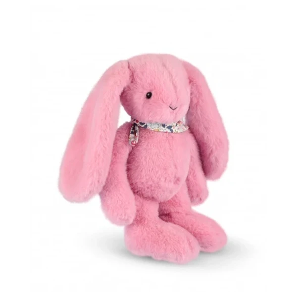 DOUDOU ET COMPAGNIE DOUDOU pluszowy królik Lapin Fleurette  35 cm różowy grenadine