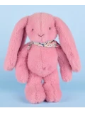 DOUDOU ET COMPAGNIE DOUDOU pluszowy królik Lapin Fleurette  35 cm różowy grenadine