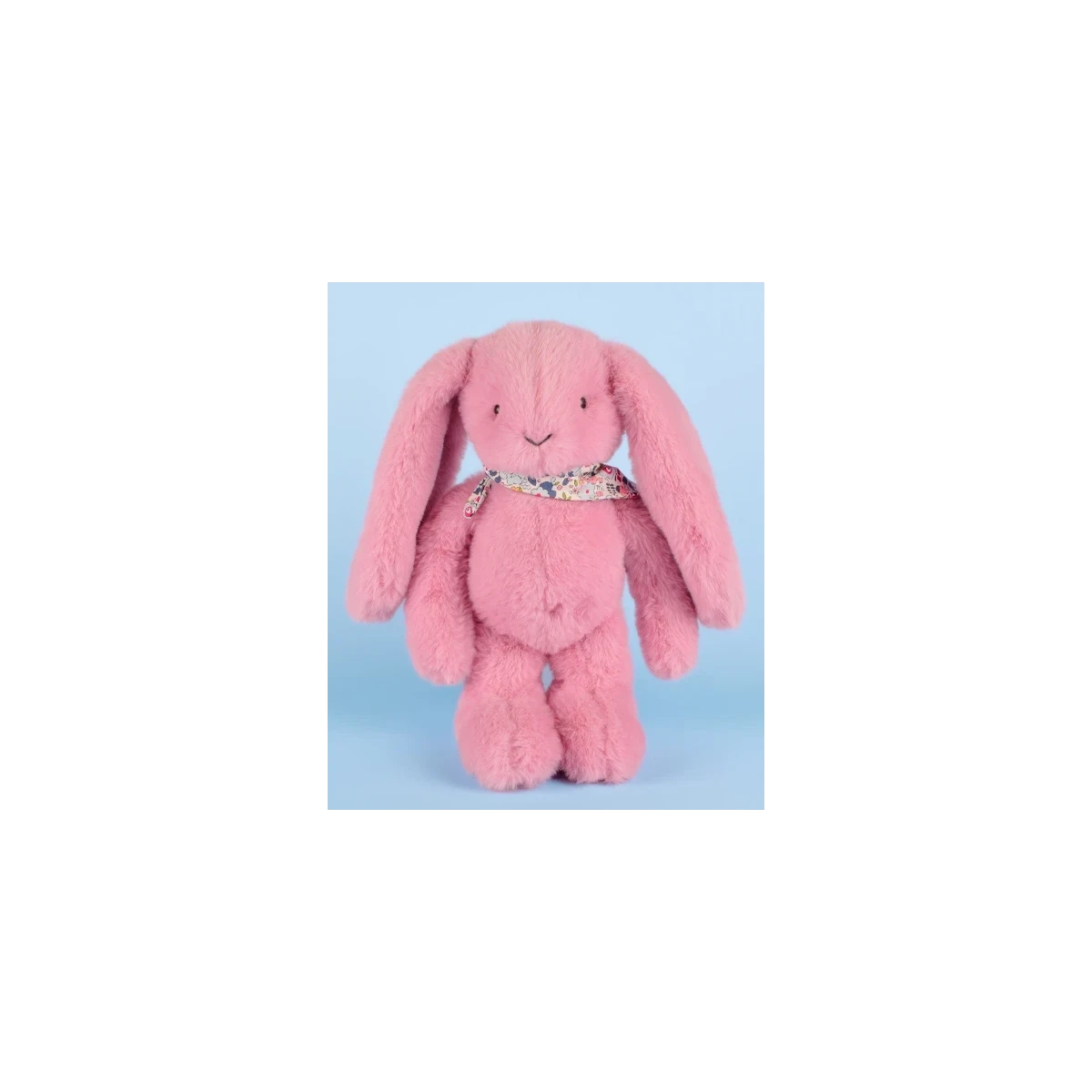 DOUDOU ET COMPAGNIE DOUDOU pluszowy królik Lapin Fleurette  35 cm różowy grenadine