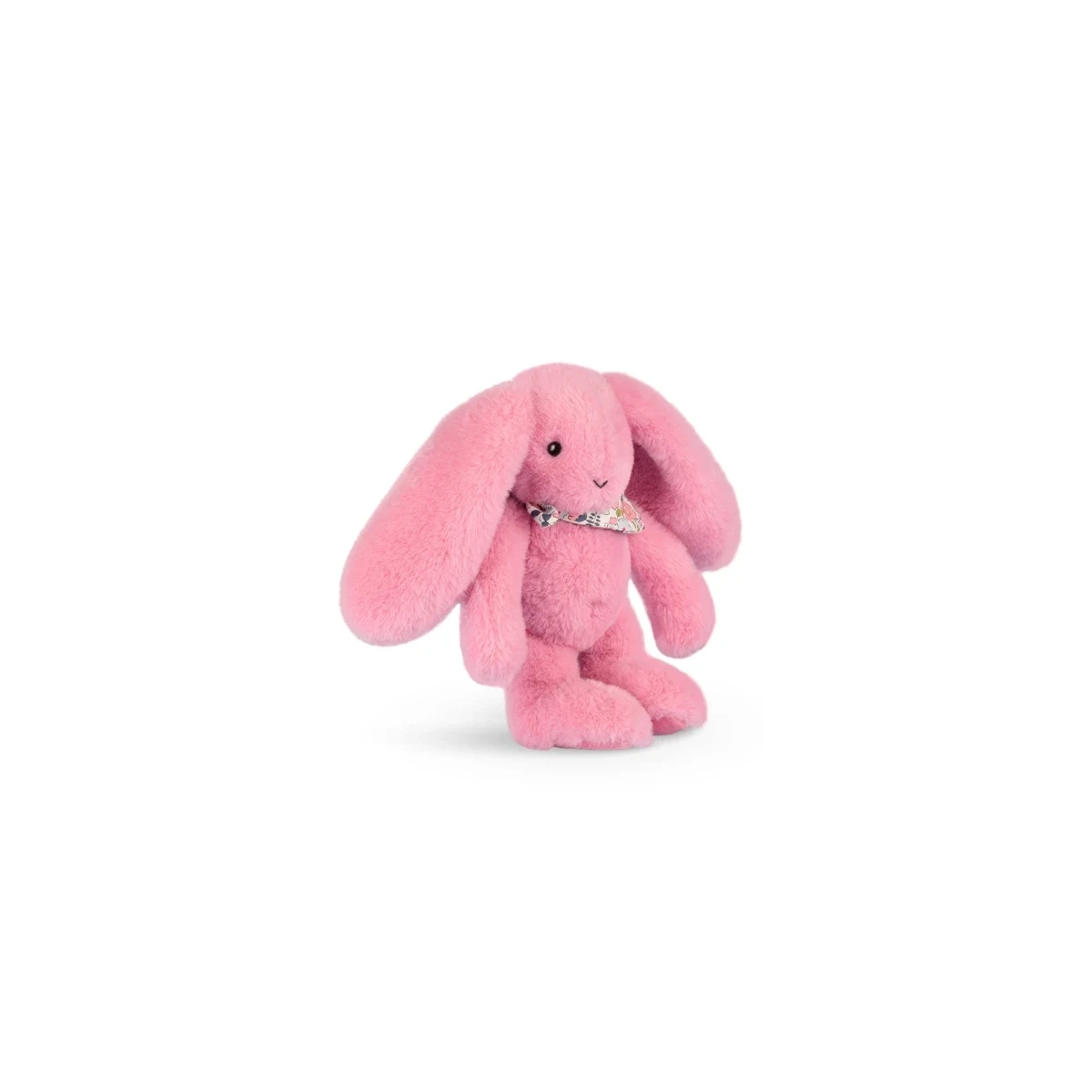 DOUDOU ET COMPAGNIE DOUDOU pluszowy królik Lapin Fleurette  25 cm różowy grenadine