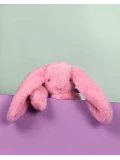 DOUDOU ET COMPAGNIE DOUDOU pluszowy królik Lapin Fleurette  35 cm różowy grenadine