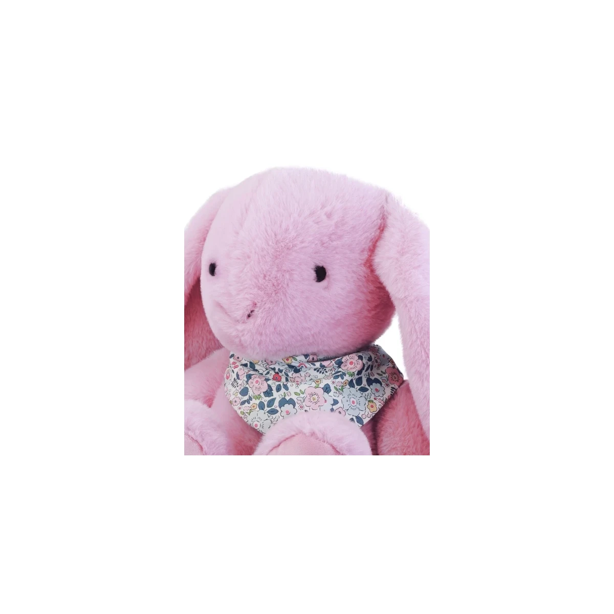 DOUDOU ET COMPAGNIE DOUDOU pluszowy królik Lapin Fleurette  50 cm różowy grenadine