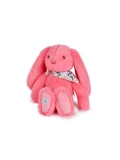 DOUDOU ET COMPAGNIE DOUDOU pluszowy królik Lapin Fleurette  25 cm koral
