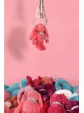 DOUDOU ET COMPAGNIE DOUDOU pluszowy królik Lapin Fleurette  25 cm koral