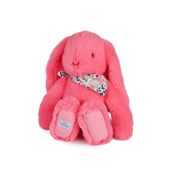 DOUDOU ET COMPAGNIE DOUDOU pluszowy królik Lapin Fleurette  35 cm koral