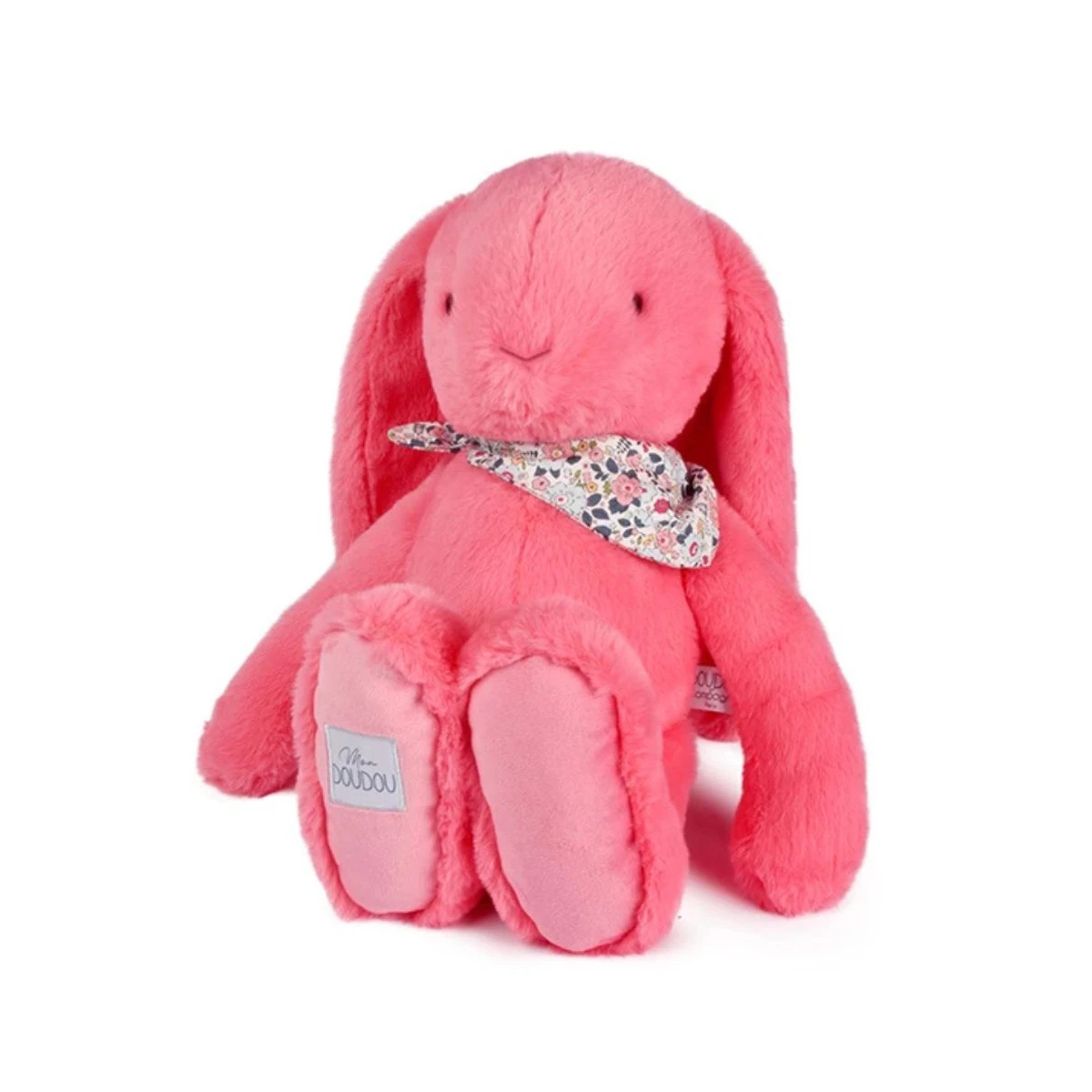 DOUDOU ET COMPAGNIE DOUDOU pluszowy królik Lapin Fleurette  50 cm koral