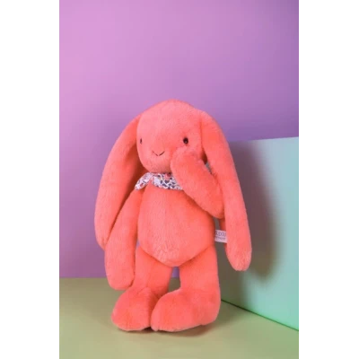 DOUDOU ET COMPAGNIE DOUDOU pluszowy królik Lapin Fleurette  50 cm koral