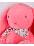 DOUDOU ET COMPAGNIE DOUDOU pluszowy królik Lapin Fleurette  70 cm koral