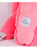 DOUDOU ET COMPAGNIE DOUDOU pluszowy królik Lapin Fleurette  70 cm koral