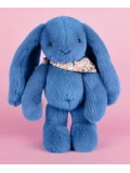 DOUDOU ET COMPAGNIE DOUDOU pluszowy królik Lapin Fleurette  35 cm niebieski