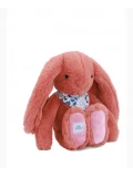 DOUDOU ET COMPAGNIE DOUDOU pluszowy królik Lapin Fleurette  25 cm terakota