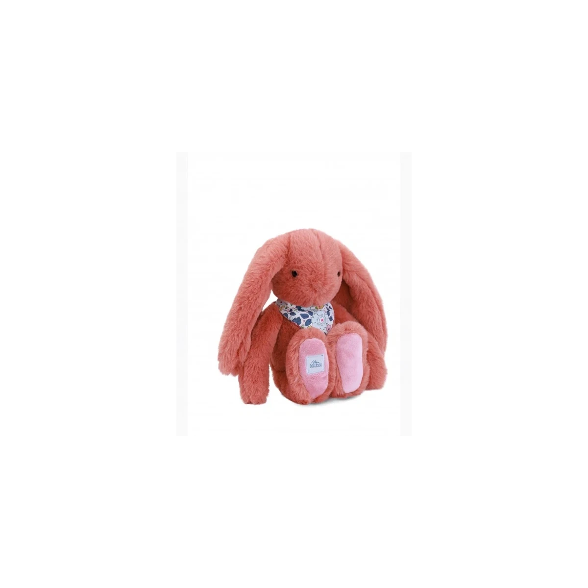 DOUDOU ET COMPAGNIE DOUDOU pluszowy królik Lapin Fleurette  25 cm terakota