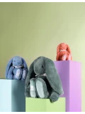 DOUDOU ET COMPAGNIE DOUDOU pluszowy królik Lapin Fleurette  25 cm terakota