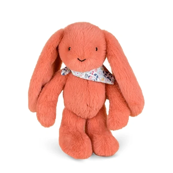 DOUDOU ET COMPAGNIE DOUDOU pluszowy królik Lapin Fleurette  35 cm terakota