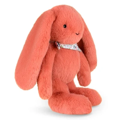 DOUDOU ET COMPAGNIE DOUDOU pluszowy królik Lapin Fleurette  35 cm terakota