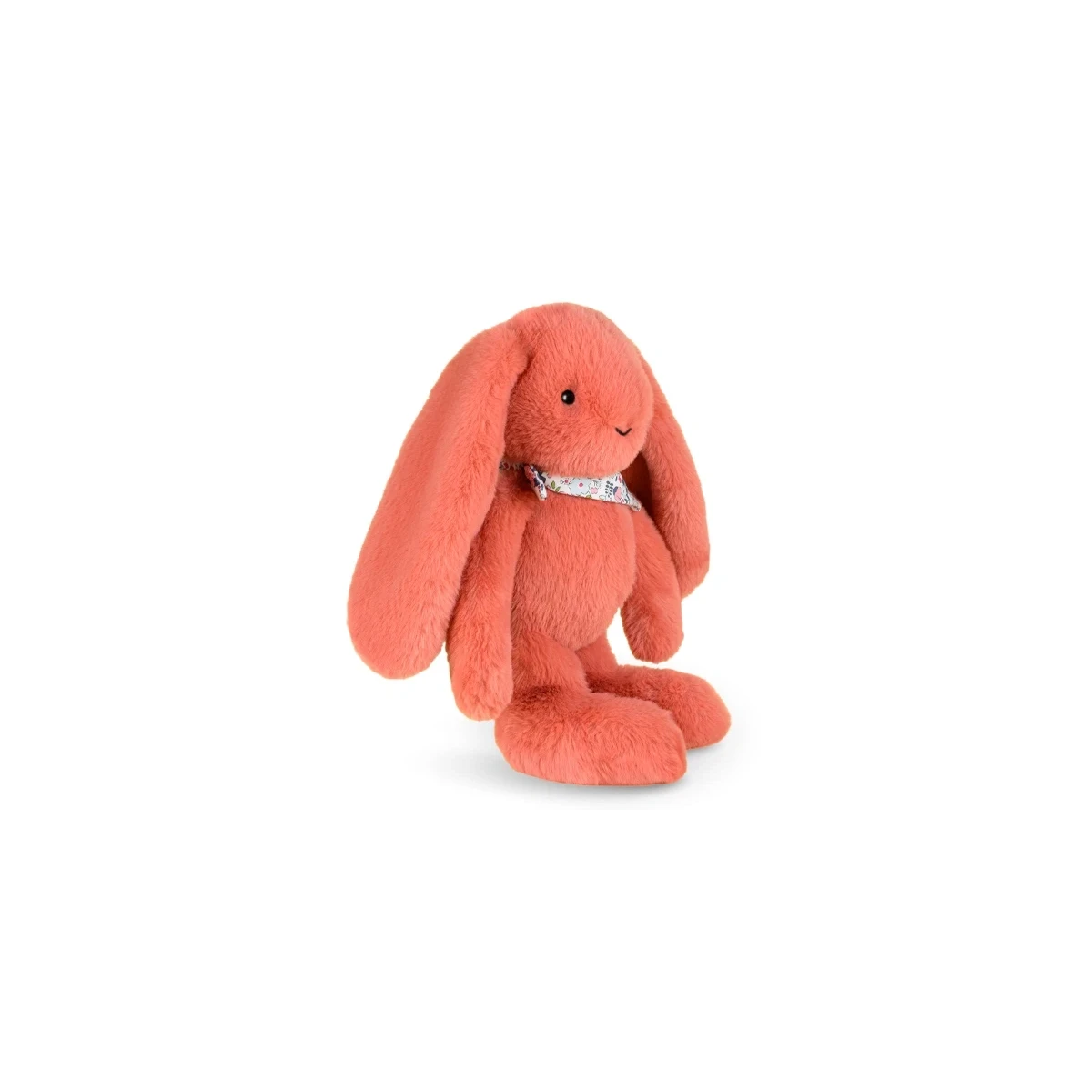 DOUDOU ET COMPAGNIE DOUDOU pluszowy królik Lapin Fleurette  35 cm terakota
