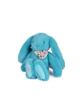 DOUDOU ET COMPAGNIE DOUDOU pluszowy królik Lapin Fleurette  25 cm turkus