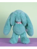 DOUDOU ET COMPAGNIE DOUDOU pluszowy królik Lapin Fleurette  25 cm turkus