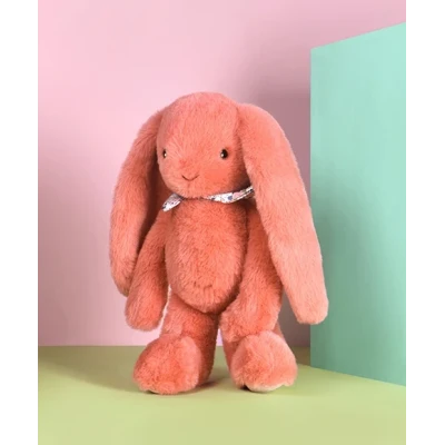 DOUDOU ET COMPAGNIE DOUDOU pluszowy królik Lapin Fleurette  35 cm terakota