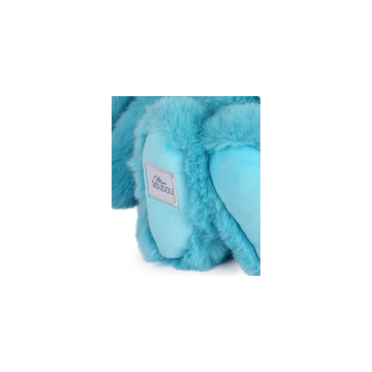 DOUDOU ET COMPAGNIE DOUDOU pluszowy królik Lapin Fleurette  25 cm turkus