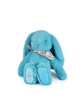 DOUDOU ET COMPAGNIE DOUDOU pluszowy królik Lapin Fleurette  35 cm turkus