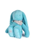 DOUDOU ET COMPAGNIE DOUDOU pluszowy królik Lapin Fleurette  50 cm turkus