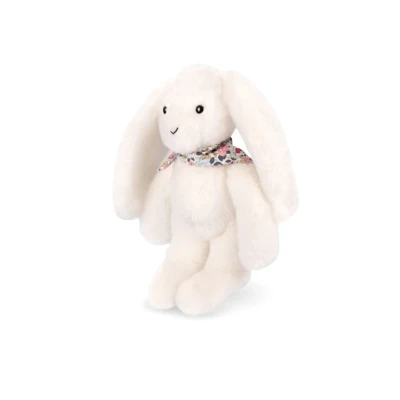 DOUDOU ET COMPAGNIE DOUDOU pluszowy królik Lapin Fleurette  25 cm biały
