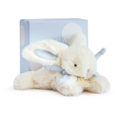 DOUDOU ET COMPAGNIE DOUDOU pluszowy królik Bonbon  16 cm niebieski