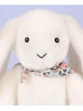 DOUDOU ET COMPAGNIE DOUDOU pluszowy królik Lapin Fleurette  25 cm biały