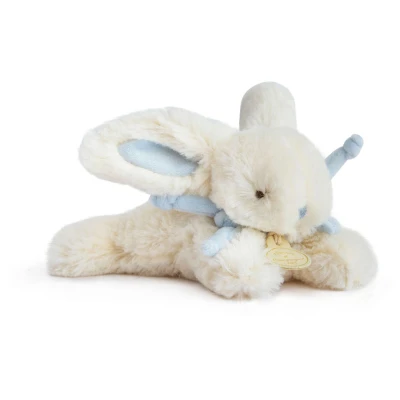 DOUDOU ET COMPAGNIE DOUDOU pluszowy królik Bonbon  16 cm niebieski