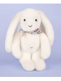 DOUDOU ET COMPAGNIE DOUDOU pluszowy królik Lapin Fleurette  25 cm biały